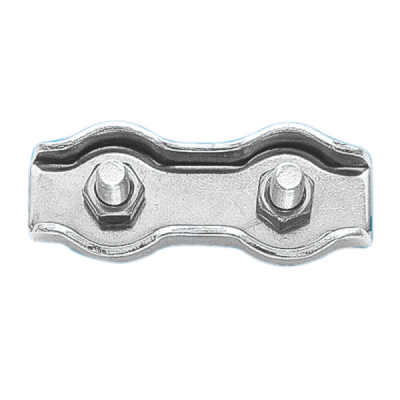 MORSETTO DOPPIO INOX 316