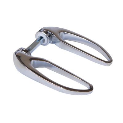 MANIGLIA IN OTTONE CROMATO