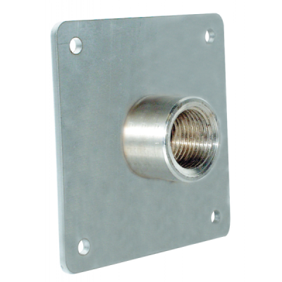 PIASTRA INOX CON MANICOTTO