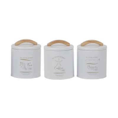 SET 3 PEZZI BARATTOLI DA...