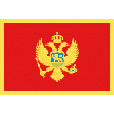 BANDIERA MONTENEGRO