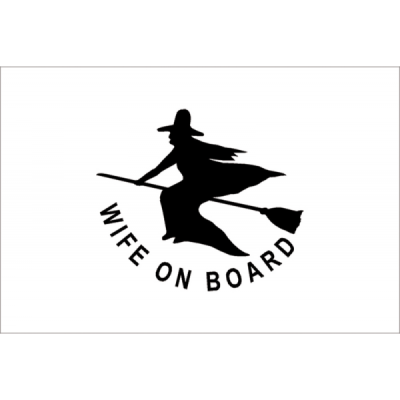 BANDIERA MOGLIE A BORDO