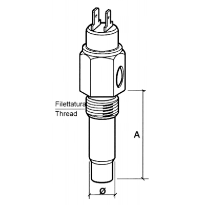 SENSORE VDO - TEMPERATURA...