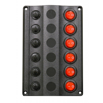 PANNELLO A 6 INTERRUTORI