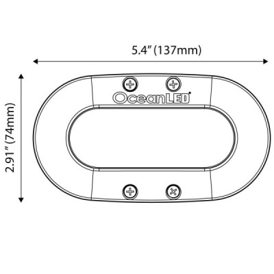 LUCE SUBACQUEA SERIE X 4 LED