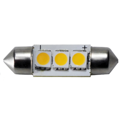 LAMPADINA A SILURO 3 LED SMD