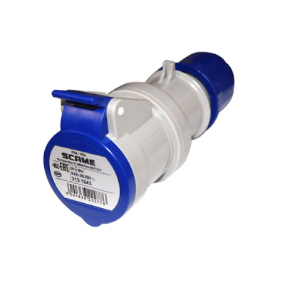 PRESA 2P+T 220V. 16A IP44